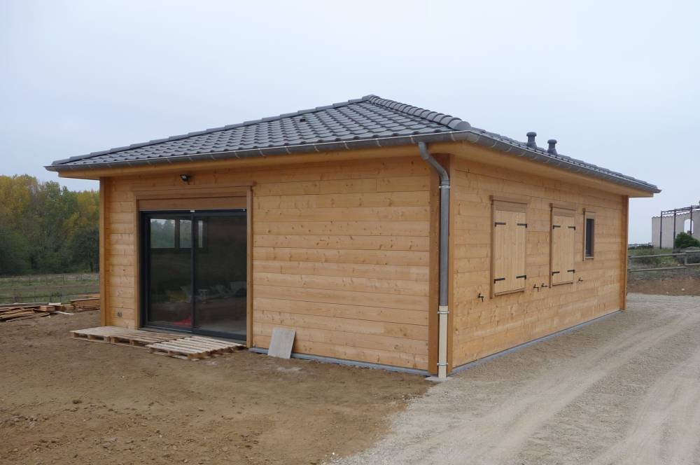 Maison Bois - Bogy - 01